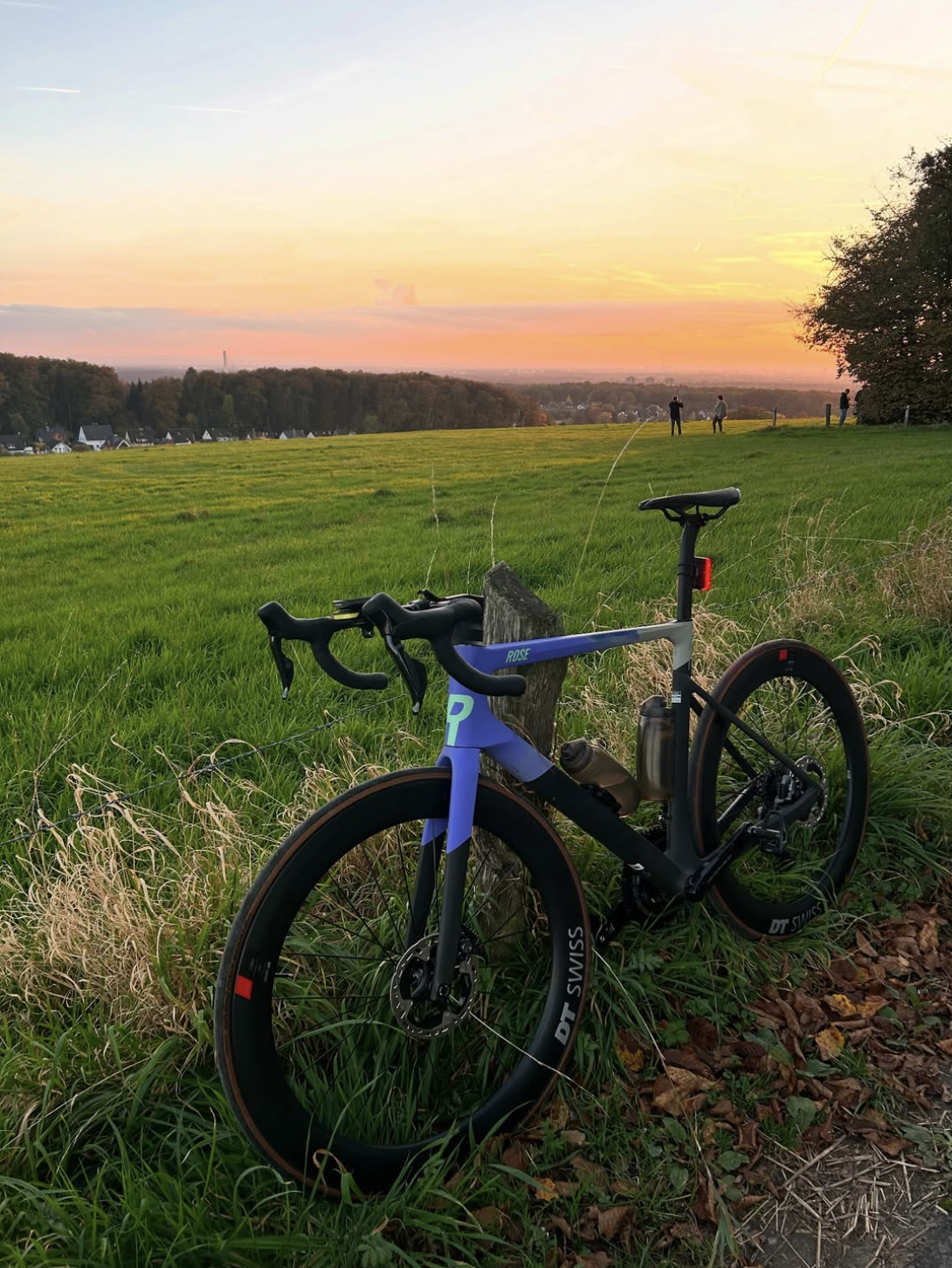 Bike und Sonnenuntergang